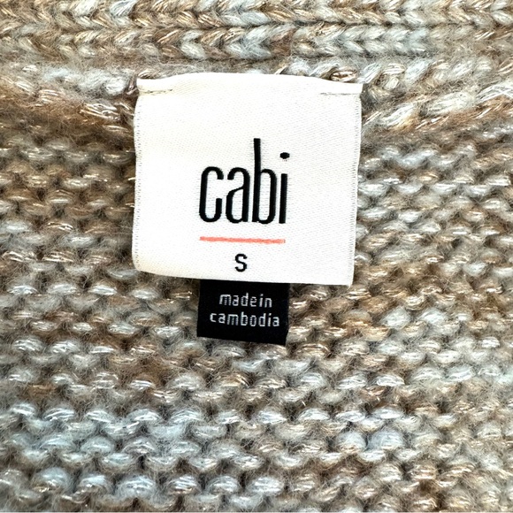 Cabi Sparkles Cable Knit Duster Cardigan Size Small - Picture 5 of 7